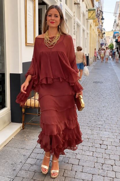Vestido Verona Flecos
