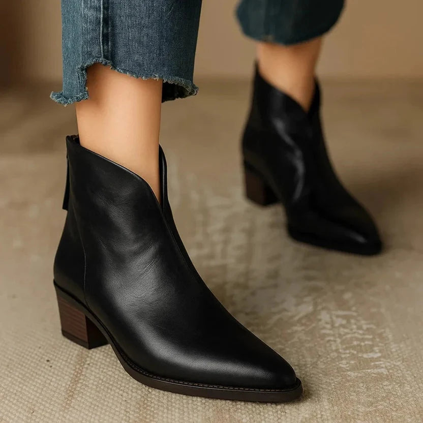 Botines Verona de Tacón Bajo