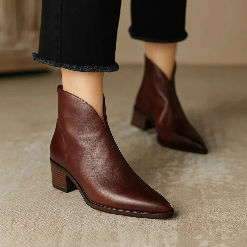 Botines Verona de Tacón Bajo